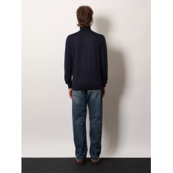 Cashmere and silk turtleneck