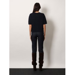 Dominus wool sweater with cable knit