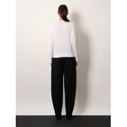 Wool cardigan with Knot buttons