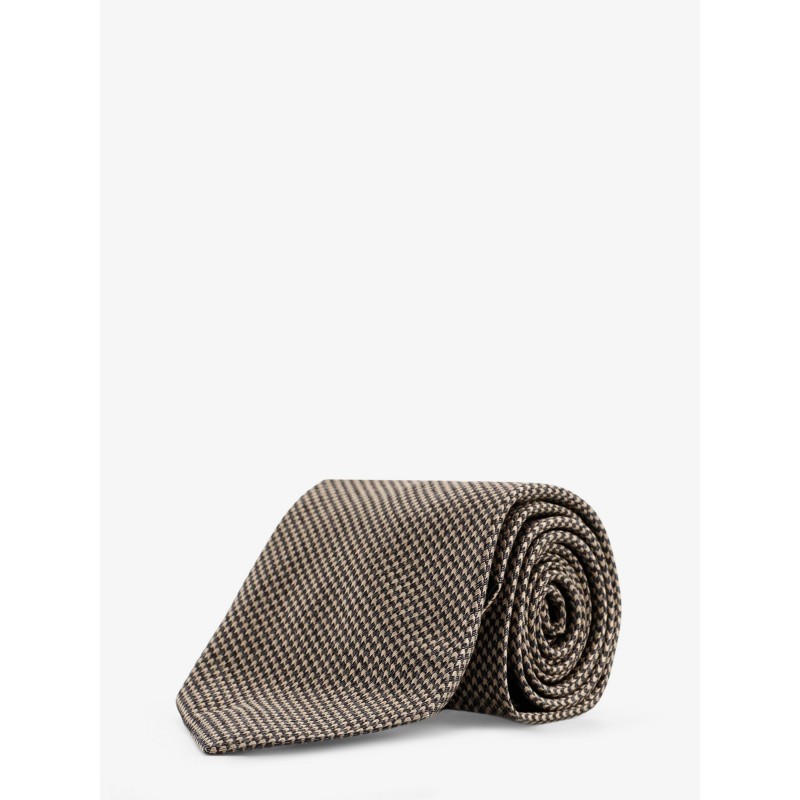 Silk tie with micro pattern