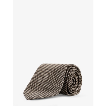 Silk tie with micro pattern