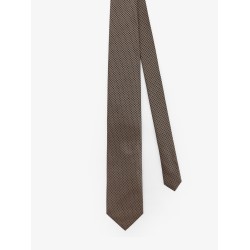 Silk tie with micro pattern