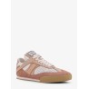 Chloé Kick low-top leather sneakers with mesh inserts