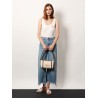 Chloè Carry canvas shoulder bag with logo embroidery