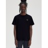 Cotton t-shirt with logo embroidery