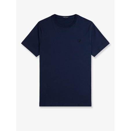 Cotton t-shirt with logo embroidery