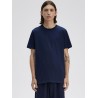 Cotton t-shirt with logo embroidery
