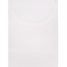 Ribbed cotton tank top