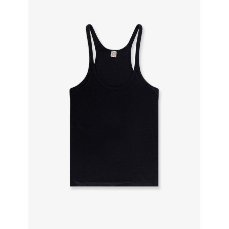 Ribbed cotton tank top