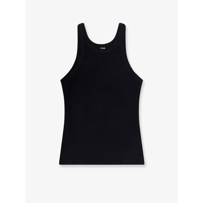 Ribbed cotton tank top
