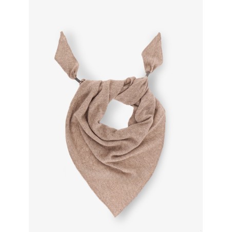 Cashmere scarf with Monili detail