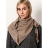 Cashmere scarf with Monili detail