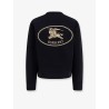 Cotton sweatshirt with logo embroidery