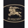 Cotton sweatshirt with logo embroidery