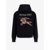 Cotton sweatshirt with logo embroidery