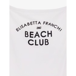 One-piece swimsuit with Logo print