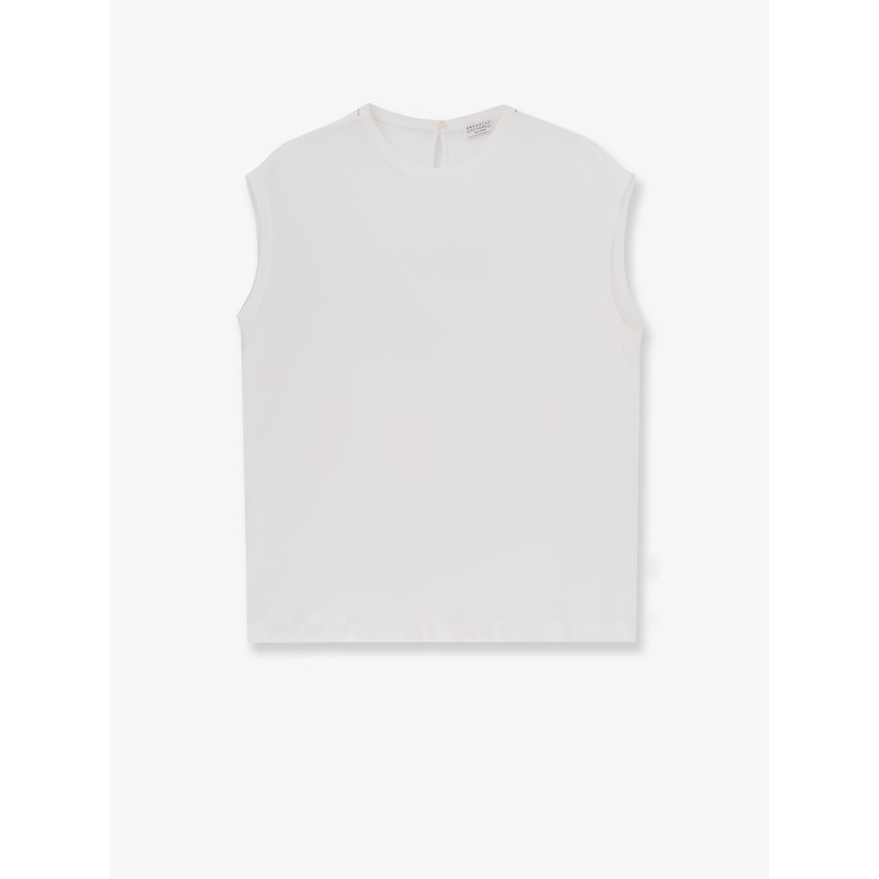 Stretch silk top