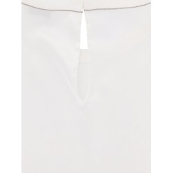 Stretch silk top