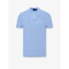 Cotton polo shirt with logo embroidery