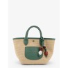 Le Panet Pliage Céramique rafia shoulder bag