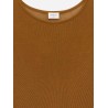 Semi-sheer certified viscose knitted top