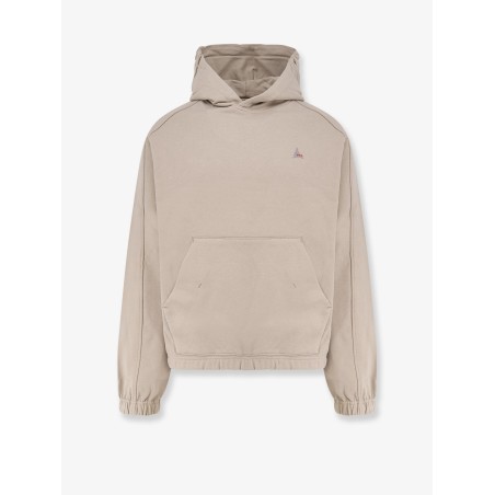 Stretch cotton sweatshirt with logo