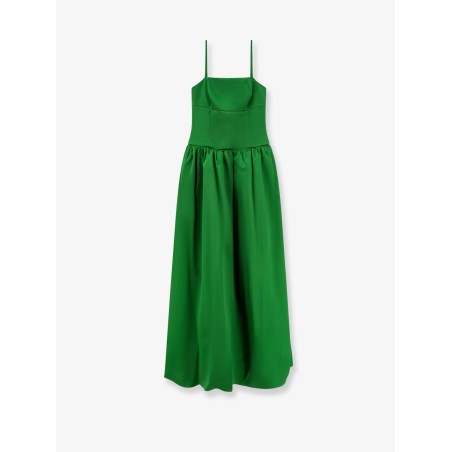 Satin long dress