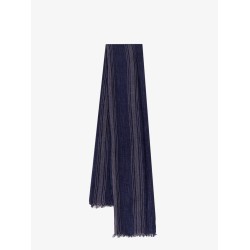 Silk and linen scarf