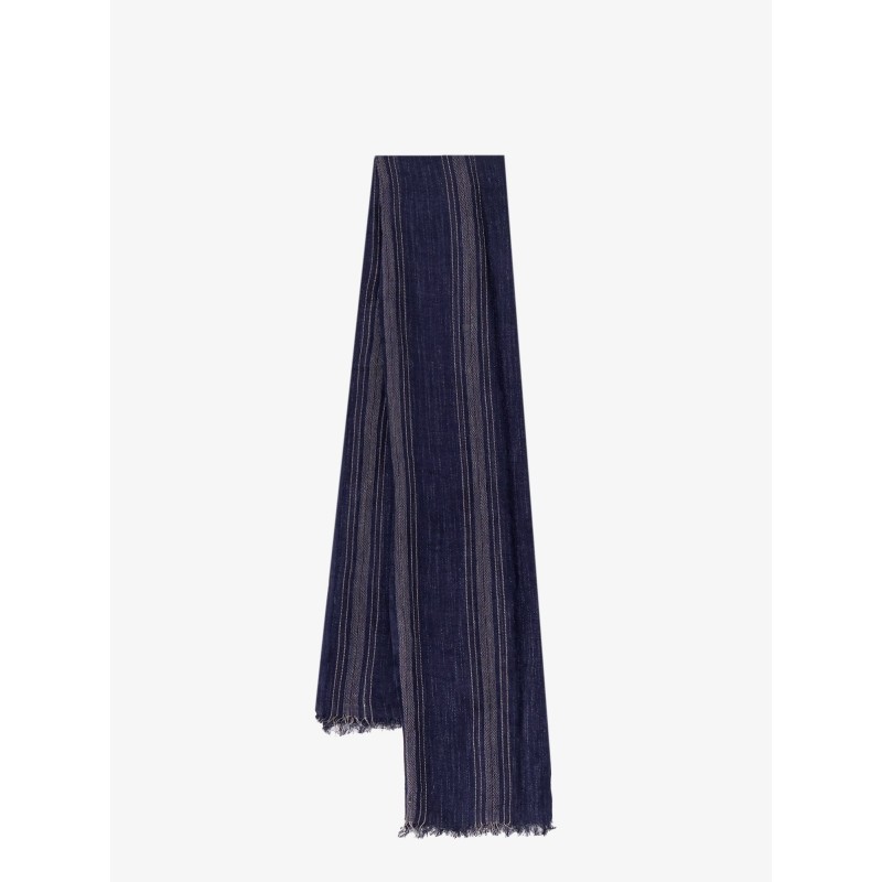 Silk and linen scarf
