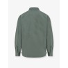 Cotton shirt with logo patch