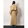 Wool and silk crepe coat with all-over GG motif