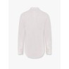 Linen shirt with logo embroidery
