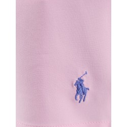 Nylon swim trunk with logo embroidery
