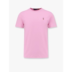 Cotton T-shirt with logo embroidery