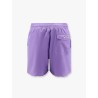 Nylon swim trunk with logo embroidery