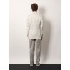 Linen, wool and silk blazer