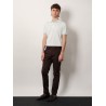 Edge stretch cotton trousers