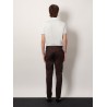 Edge stretch cotton trousers