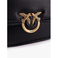 Love Box leather crossbody bag