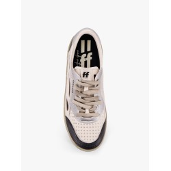 Low-top foam sneakers with lateral openwork