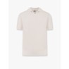Cotton crepe polo shirt