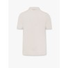 Cotton crepe polo shirt