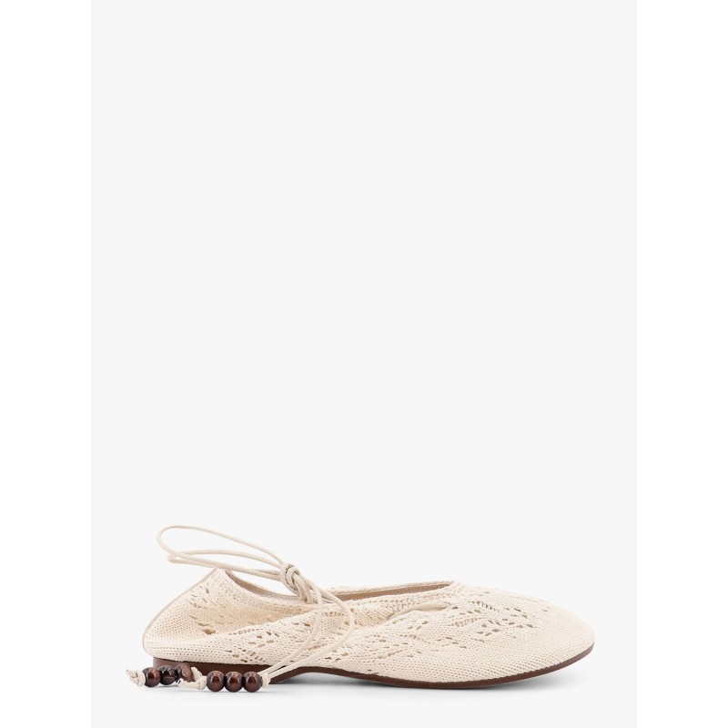 Rosemary crochet ballerinas with ankle ties