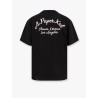 Cotton t-shirt with logo embroidery