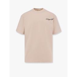 Cotton t-shirt with logo embroidery