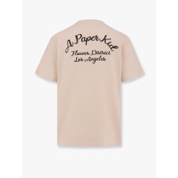 Cotton t-shirt with logo embroidery