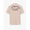 Cotton t-shirt with logo embroidery