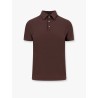 Icecotton polo shirt with lateral slits