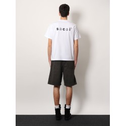 Cotton t-shirt with logo on the back