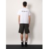 Cotton t-shirt with logo on the back